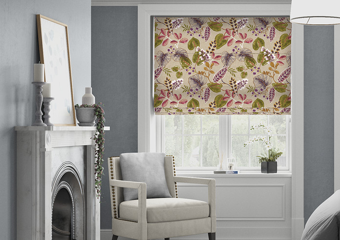 Fandango, Cranberry - Roman Blind - Image 3